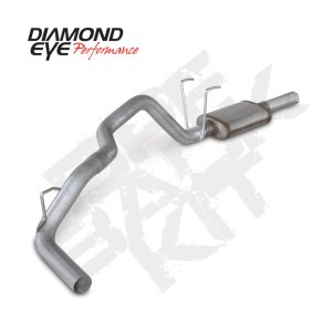 Dodge 1500 Performance Exhaust - Diamond Eye Performance - DPF Back, Single - Aluminized - 2014 Dodge 1500 Performance Exhaust - Diamond Eye Performance - DPF Back, Single - Aluminized - 2014